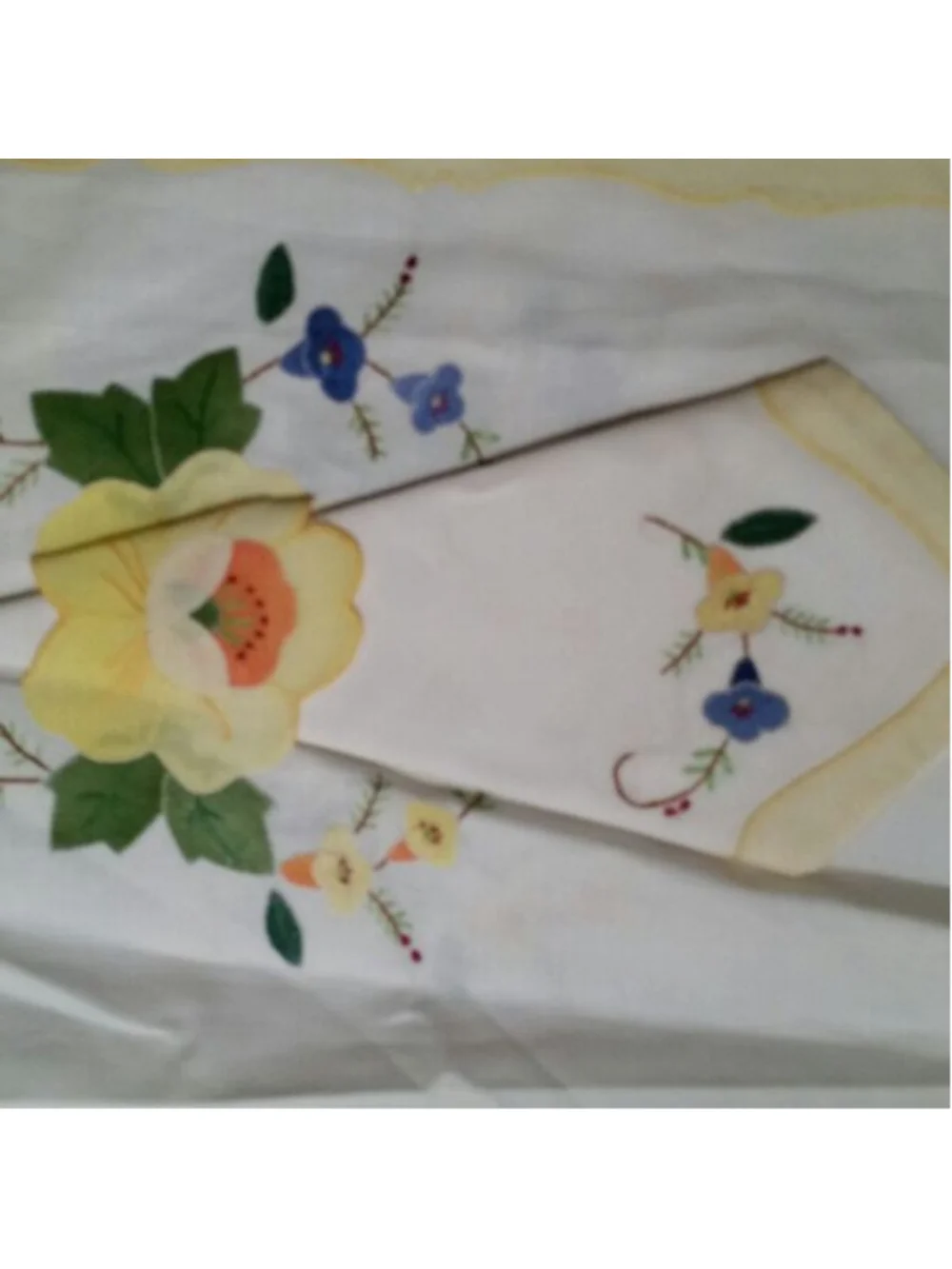Placemats with matching napkins